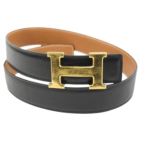 black and brown hermes belt|Hermes brown belt gold buckle.